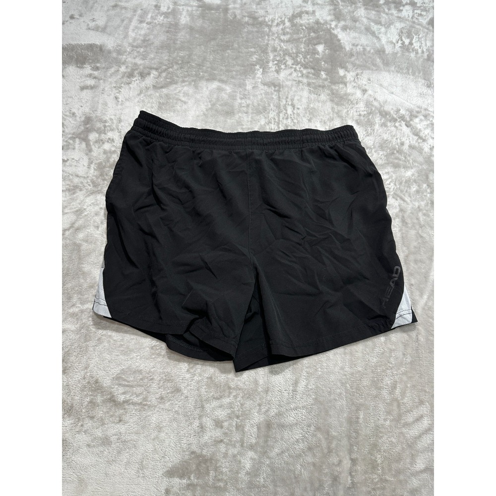 Head Shorts Mens Size Large Black Pockets Drawstring Tennis Running EUC